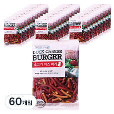 펫더맨 치즈버거 강아지 간식, 소고기, 100g, 60개 소고기, 100g, 60개