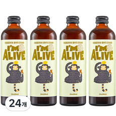 아임얼라이브 유리병 콤부차 진저레몬, 315ml, 24개