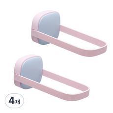 미니젠 벽걸이 행거, 핑크블루, 4개