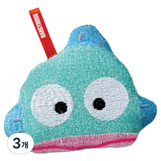 Skater KKSP1人魚漢頓造型菜瓜布, 1個, 3個