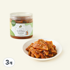 키친콤마 저당 된장 궁채무침, 300g, 3개