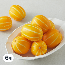 성주 당도선별 꼬마참외 7~10입, 6개, 1.2kg