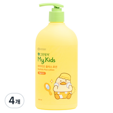 그린핑거 푸아 에디션 마이키즈 플러스 고보습 로션, 4개, 500ml