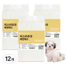 미스터추추 강아지 배변패드 18g, 100개입, 12개