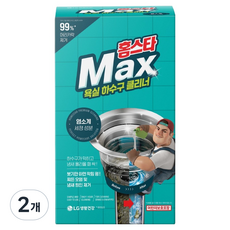 홈스타 맥스 욕실바닥 하수구 클리너, 450ml, 12g, 2개 450ml, 12g, 2개