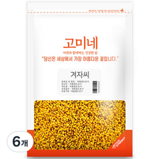 고미네 겨자씨, 500g, 6개