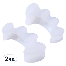 Luneon 整潔腳趾環 左右套組 白色, 2套