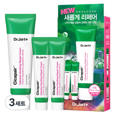 닥터자르트 시카페어 인텐시브 수딩 리페어 크림 50ml + 15ml x 2p 세트, 3세트