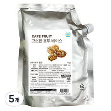 韓國 CAFE FRUIT 香濃核桃基底, 1kg, 5個