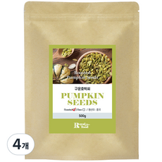 Royal food 烤南瓜籽, 500g, 4個