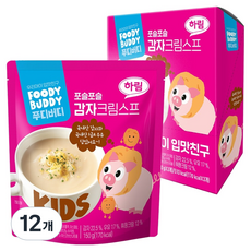 푸디버디 감자크림스프, 150g, 12개