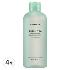 토니모리 그린티 수분 클렌징 워터, 4개, 300ml