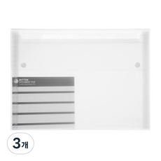 에코청운 7칸 도큐멘트화일 A4, 투명, 3개