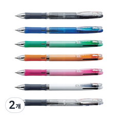 ZEBRA 斑馬牌 Clip-on Slim 3色多功能筆, 藍色, 2個