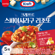 삼립 크래프트 스파이시라구 리조또, 250g, 5개