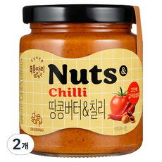 복음자리 땅콩버터 & 칠리, 200g, 2개