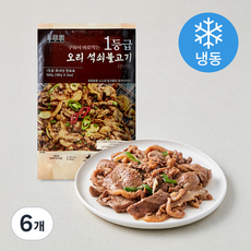 품애복 1등급 오리석쇠불고기 간장맛 구이용 (냉동), 360g, 6개