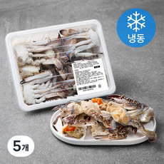 바다자리 국산 절단손질꽃게 (냉동), 500g, 5개