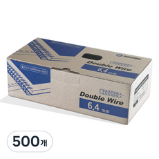 카피어랜드 3:1 와이어링, 6.4mm, 골드, 500개