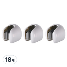 ReadyBox 免鑽孔清潔工具掛架, 白色, 18個