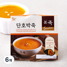 본죽 단호박죽 (냉장), 270g, 6개