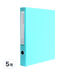 알파 모디 D링 합지 바인더 파일 3공 AMD333 A4 3cm, 연청, 5개