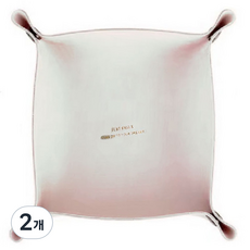 클리니스 인테리어 선반 화장품 보석 보관함 대, 화이트, 2개