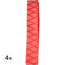 Oh My Boy Friend 熱縮橡膠握把 25, 4個, 紅色