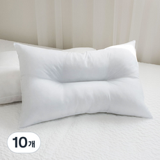 標準拉鍊C型曲線枕芯, 單一顏色, 10個