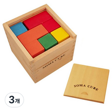 소마큐브 칼라, 혼합색상, 3개