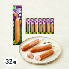 다향 후랑크 소시지 블랙페퍼, 65g, 32개
