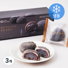 밀탑 흑임자크림 통팥 찹쌀떡 (냉동), 60g, 6개입, 3박스