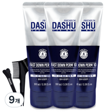 다슈 포맨 프리미엄 패스트 다운펌약 10 브러쉬콤브 + 집게 + 장갑 + 펌지 일반모발, 100ml, 9개