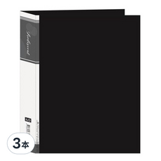 珠友文化 特 A4粉彩資料本 RB-60E 60頁, 黑色, 3本