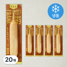 바르닭 닭가슴살 후랑크 꼬치 오리지널 (냉동), 70g, 20개