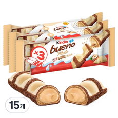 kinder 健達 Bueno 白巧克力 T2 2入, 39g, 15個