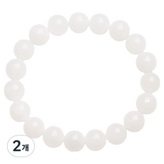 KODACHIEF 白色玉石手鍊 12mm, 2個
