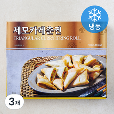 랜시 세모카레춘권 (냉동), 900g, 3개