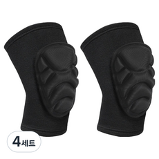 뉴토피아 야외 작업용 푹신한 무릎 보호대 2p 세트, 블랙, 4세트