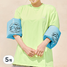 이츠라이프 물놀이 컬러 암튜브 2p, 블루, 5개