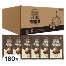 정원장 깐깐한 정가네 흑마늘즙, 180개, 70ml