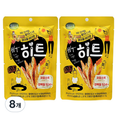 바다소리 저당 고단백질 황태스낵 히트 메이플버터맛, 20g, 8개