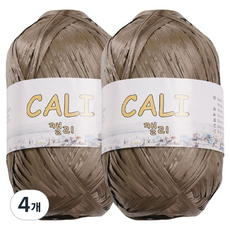 CheongsongTteugaesil Calli 編織線, 4個, 深棕色