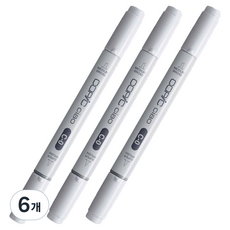 코픽 챠오 마카 C0 Cool Gray No.0, 6개, 1색