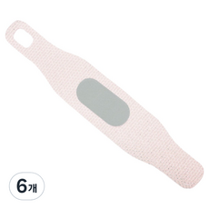 스테디얼 슬림 손목 압박 아대 보호대 핑크, 6개