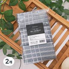 Arden Home THE 格紋圖案沐浴巾, 2個, 3入, 混和色