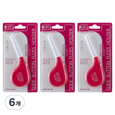 e-Clean 滑動牙線棒 40m, 1入, 6個