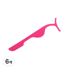 y-chu 優質寬版睫毛夾, 粉紅色, 6個