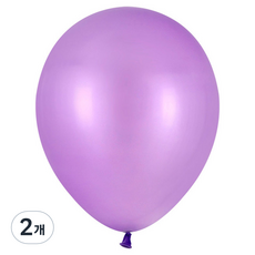 PARTY PANG 圓形珠光氣球 13cm 100入, 2個, 紫色