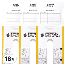 Pest7 豆莢專用誘捕器 黏貼型, 1件, 18個